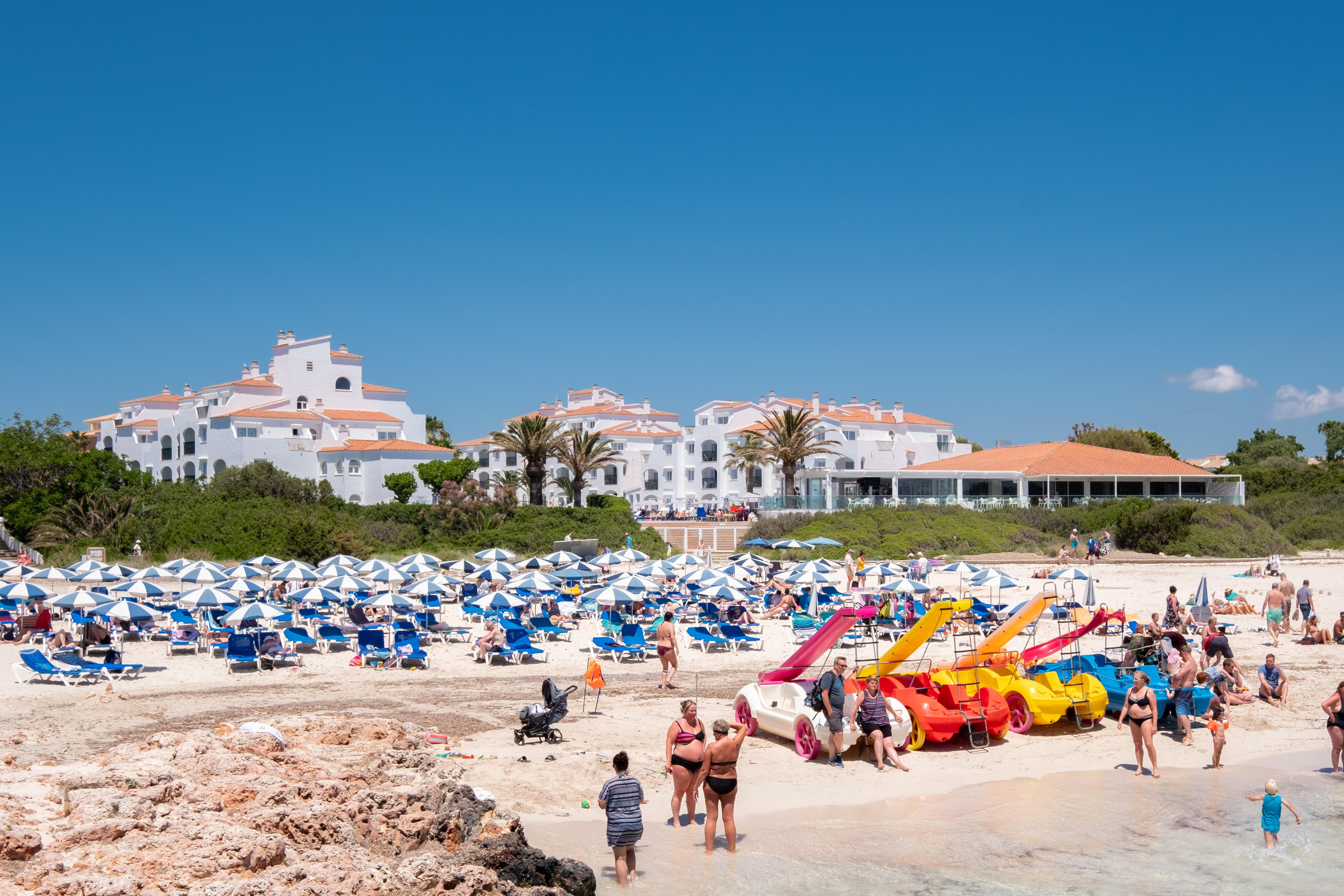 Carema Beach Menorca Cala en Bosch Luaran gambar