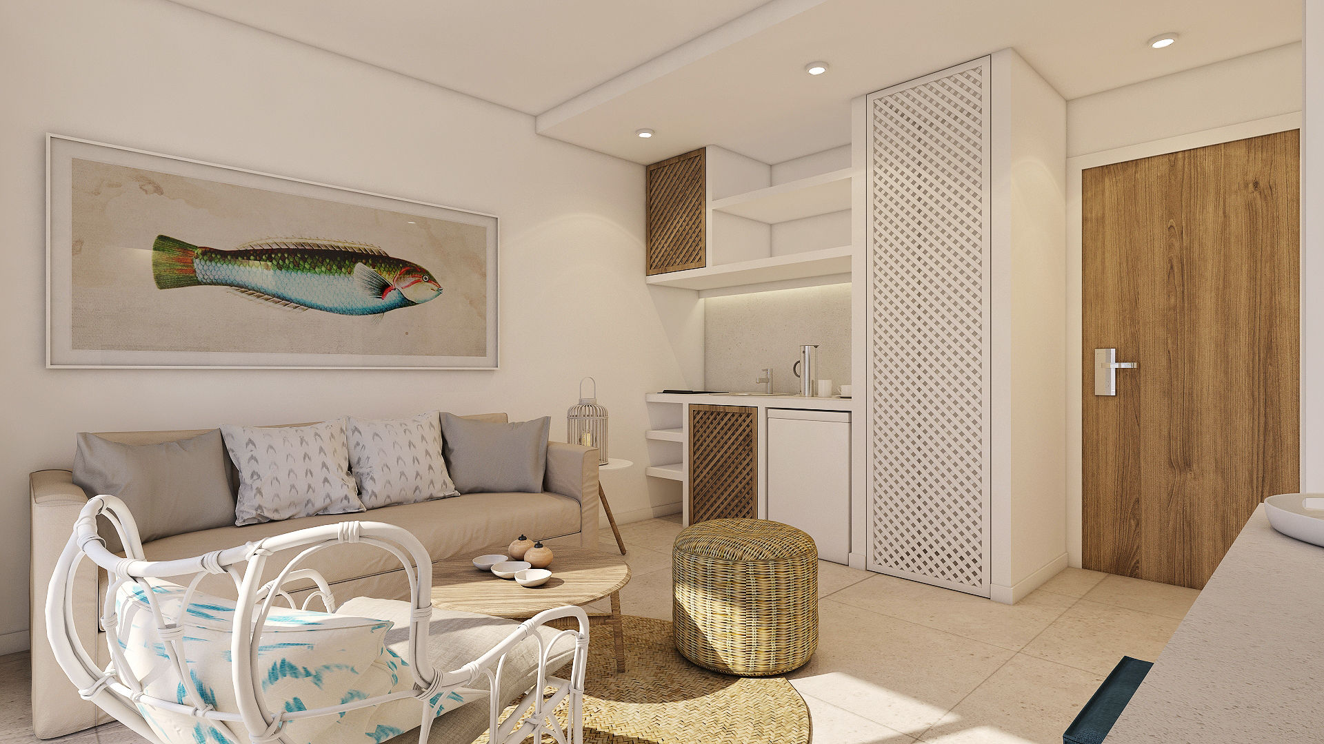 Fergus Style Carema Beach Cala en Bosch Bilik gambar
